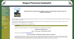 Desktop Screenshot of niagarapeninsulahawkwatch.org